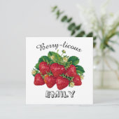 Berry-licous Einladung (Stehend Vorderseite)