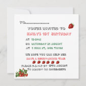 Berry-licous Einladung (Rückseite)