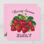 Berry-licous Einladung (Vorne/Hinten)
