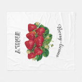 Berry-licous Fleecedecke (Vorderseite (Horizontal))