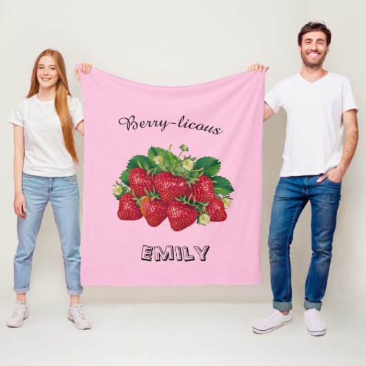 Berry-licous Fleecedecke (Beispiel)