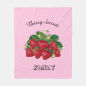 Berry-licous Fleecedecke (Vorderseite)