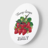 Berry-licous Große Wanduhr (Winkel)