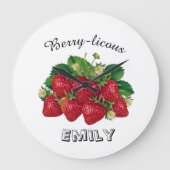 Berry-licous Große Wanduhr (Vorderseite)