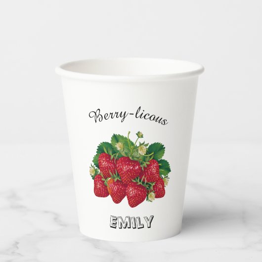 Berry-licous Pappbecher (Vorderseite)