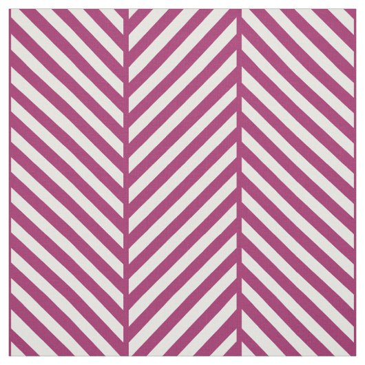 Berry Lila Herringbone Large Scale Stoff (Muster)