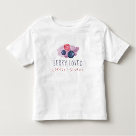Berry Loved Little Sister Kleinkind T - Shirt