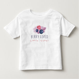 Berry Loved Little Sister Kleinkind T - Shirt