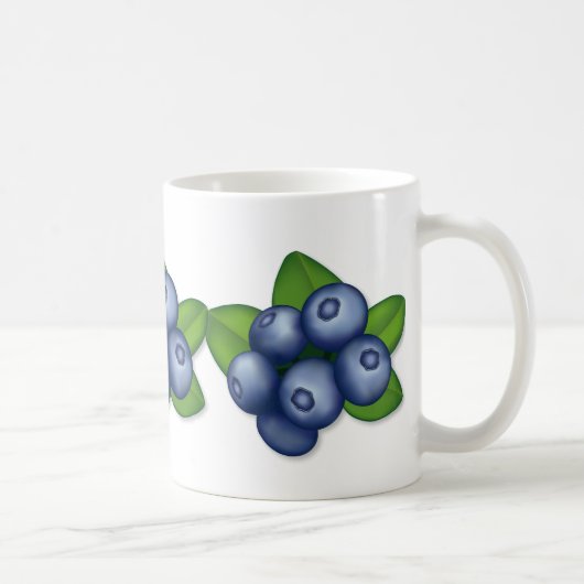 Berry Lovely I Liebe Blueberries Tasse (Rechts)