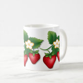 Berry Lovely I Liebe Erdbeeren Kaffeetasse (VorderseiteRechts)
