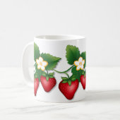 Berry Lovely I Liebe Erdbeeren Kaffeetasse (Vorderseite Links)