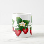 Berry Lovely I Liebe Erdbeeren Kaffeetasse (Mittel)