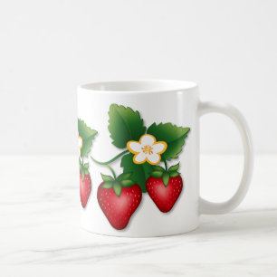 Berry Lovely I Liebe Erdbeeren Kaffeetasse