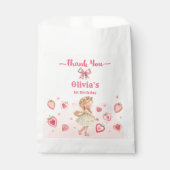 Berry Magical Fairy Girl Birthday Party Strawberry Geschenktütchen (Vorderseite)