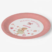 Berry Magical Fairy Girl Geburtstagsparty Pappteller (Schrägansicht)