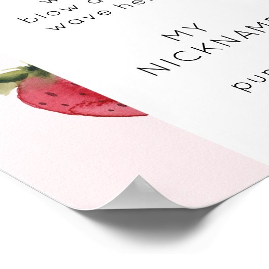 Berry-Meilenstein Poster (Ecke)