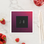 Berry Minimalistisch Napkin Serviette (Beispiel)