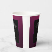 Berry Minimalistisch Paper Cup Pappbecher (Rechts)