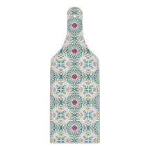 Berry Mint Mosaic - Geometrische Wasserfarbe