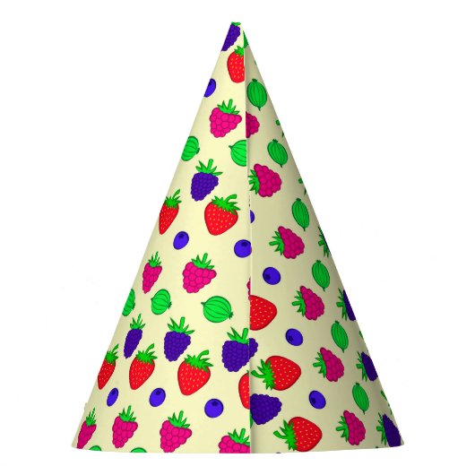 Berry Mix Partyhütchen (Rückseite)