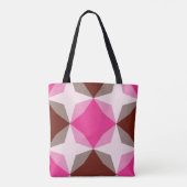 Berry Mocha Diamond Motif Tasche (Rückseite)