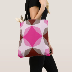 Berry Mocha Diamond Motif Tasche