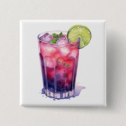 Berry Mojito mit Limon Button (Vorderseite)