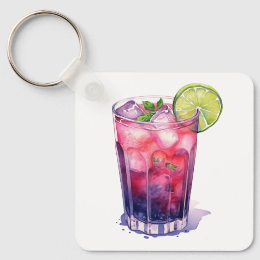 Berry Mojito mit Limon Schlüsselanhänger (Vorderseite)