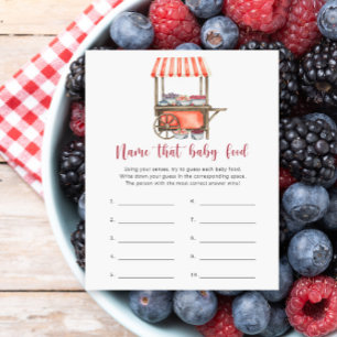Berry - Name das Baby Essen Dusche Spiel