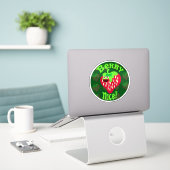 Berry Nice Niedlich Strawberry Cartoon Spaß Kunst Aufkleber (Laptop auf Schreibtisch)