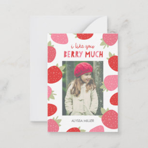 Berry Niedlich Classroom Valentine Mitteilungskarte