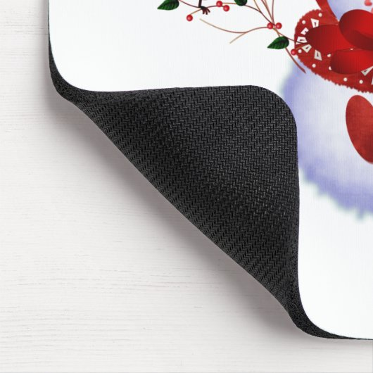 Berry Niedlich Snowman Mousepad (Ecke)