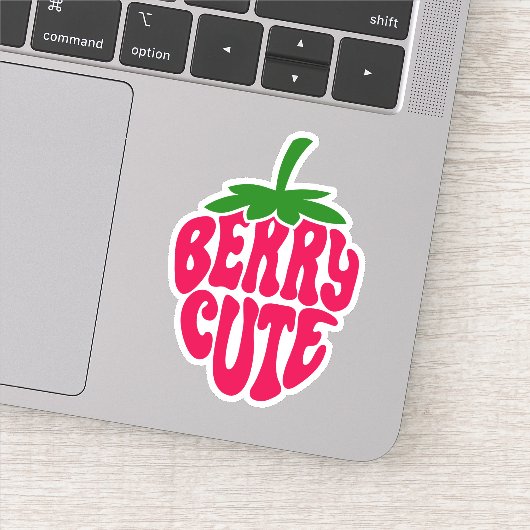 Berry Niedlich Strawberry Cut Vinyl Stickers Aufkleber (Detail)
