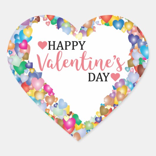 Berry Niedlich Valentine Heart Sticker (Vorderseite)
