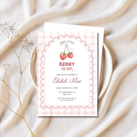 Berry on Top Strawberry Einladung