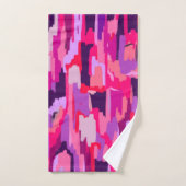 Berry Patch: Rot und Rosa Abstrakt Badhandtuch Set (Handtuch)