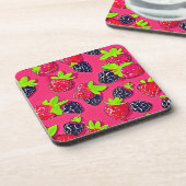 Berry Patch: Sweet Design Getränkeuntersetzer (Linke Seite)