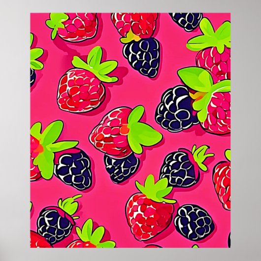 Berry Patch: Sweet Design Poster (Vorne)