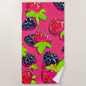 Berry Patch: Sweet Design Strandtuch (Vorderseite)