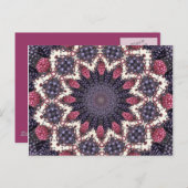 Berry Patchwork Postkarte (Vorne/Hinten)