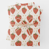 Berry Pattern Geschenkpapier Set (Beispiel)