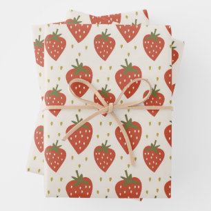 Berry Pattern Geschenkpapier Set