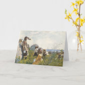 Berry Pickers | Winslow Homer Karte (Gelbe Blume)