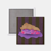 Berry Pie Mousepad Magnet (Vorderseite/Rückseite)