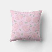 Berry Pink Ästhetik Erdbeere Kissen (Rückseite)