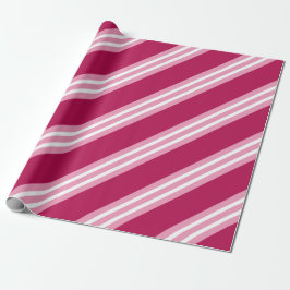 Berry Pink Candy Weihnachtswrapping Paper Geschenkpapier