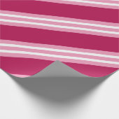Berry Pink Candy Weihnachtswrapping Paper Geschenkpapier (Ecke)