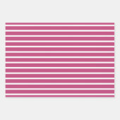 Berry Pink Foto Collage 21. Geburtstag Geschenkpapier Set (Vorderseite 2)