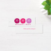 Berry Pink Sand Dollar Gift Tags (Schreibtisch)