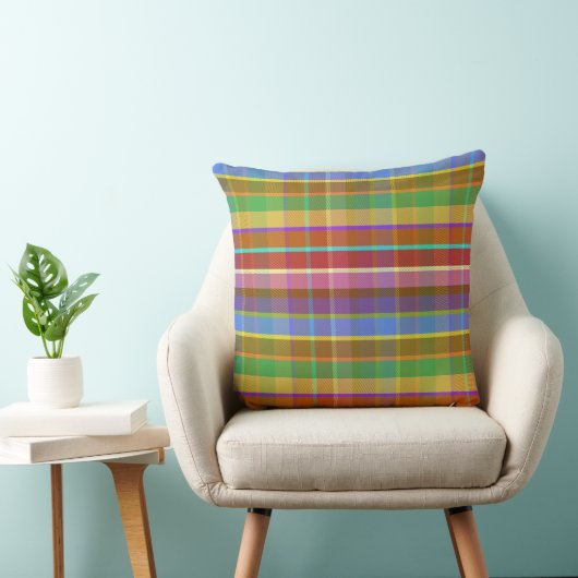 Berry Plaid BDB Kissen (Stuhl )
